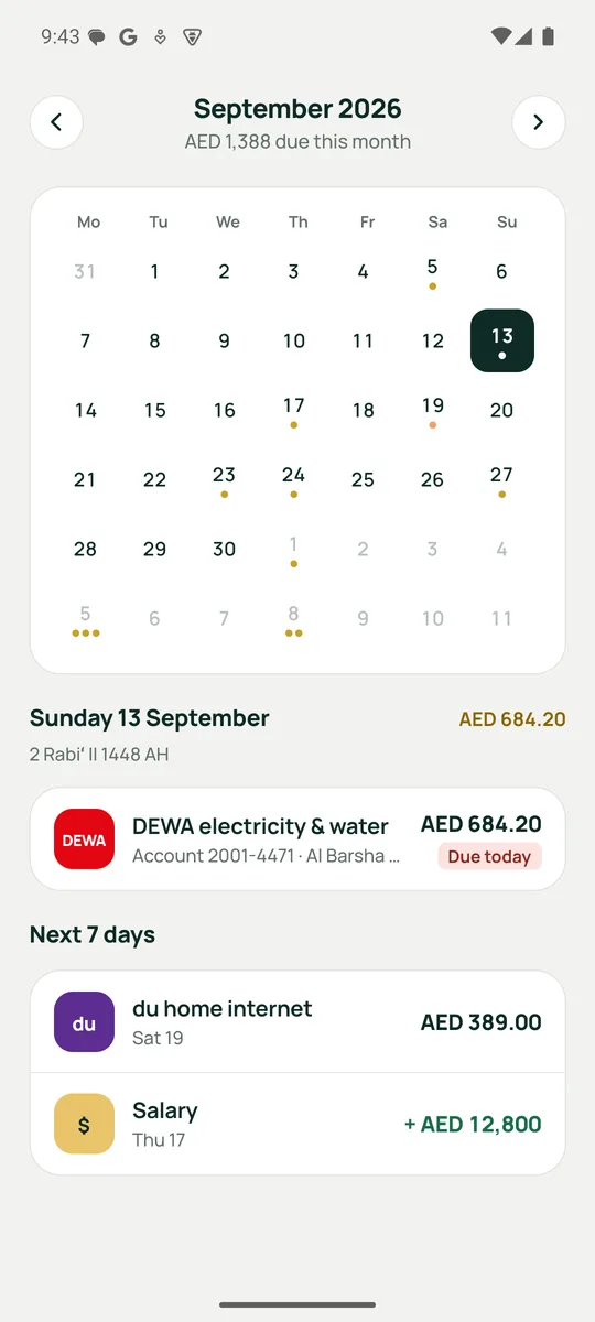 Calendar